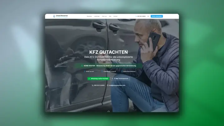 Website-Projekt Autogutachten.info