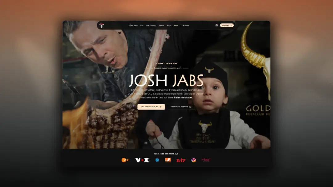 Josh Jabs website project